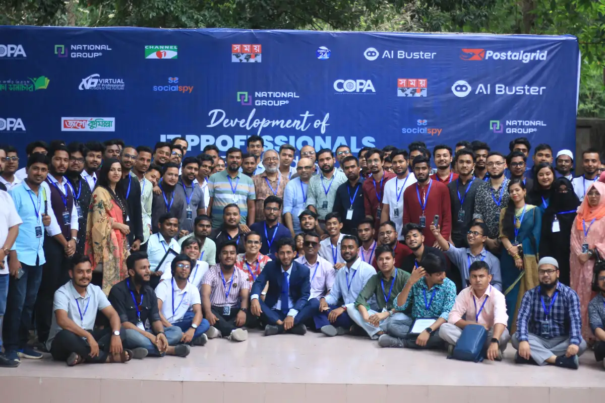 Shaddam Hossain at IT Professionals event, Comilla University